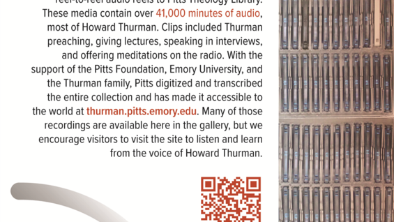 To Make the Voice Heard: Howard Thurman Exhibition