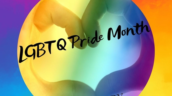 Pride Month button-making event