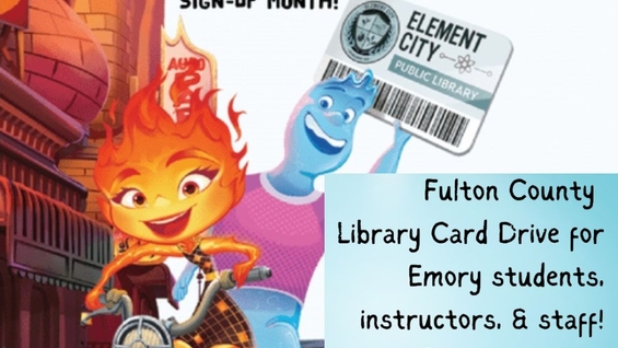 Fulton County Public Library Card Drive at Emory