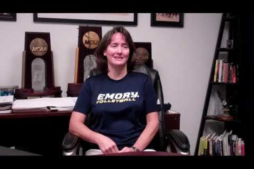 Head Coach Jenny McDowell Talks Emory Volleyball