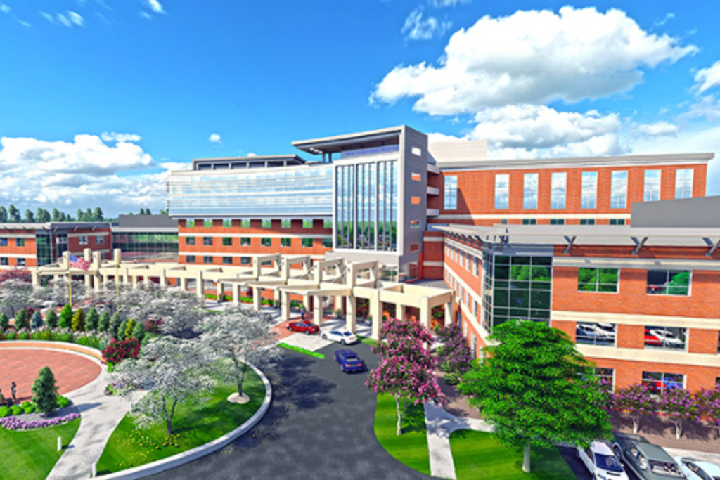 Emory Johns Creek Hospital expands vertically with addition of new floors, plus parking deck