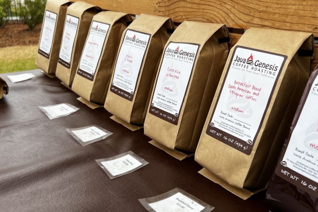 Java Genesis: Roasting fresh and pure coffee at the Emory Farmers Market