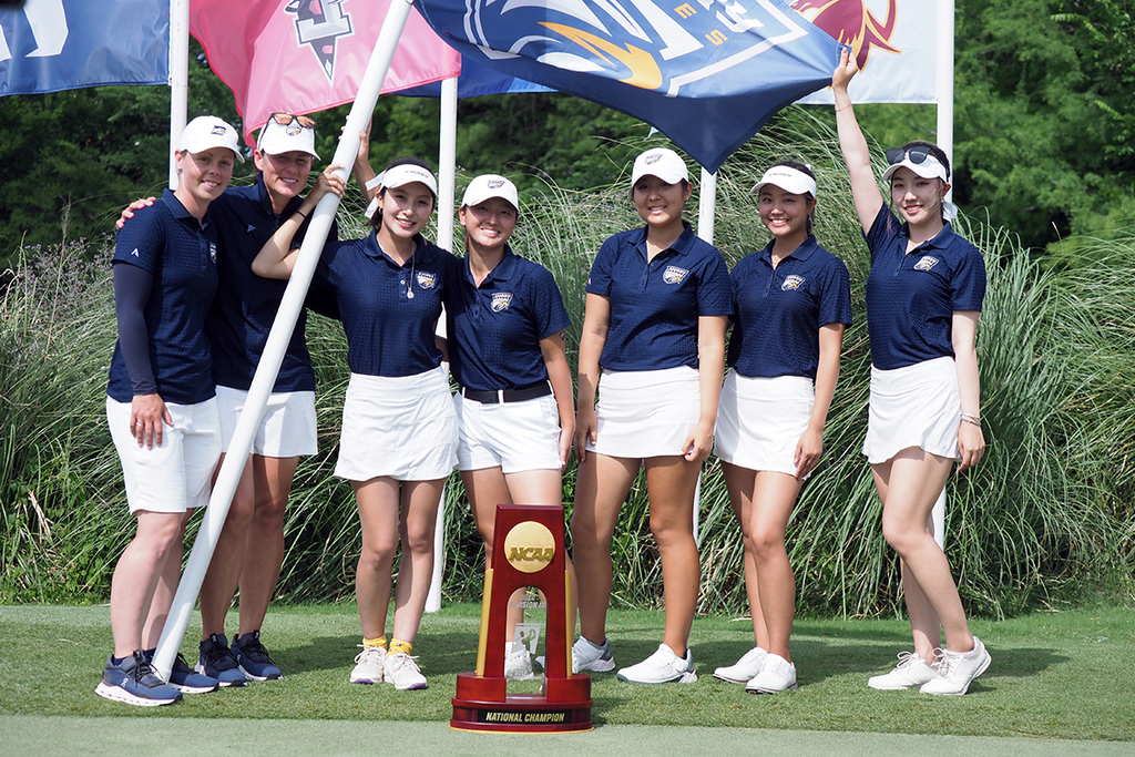 Emory women’s golf wins first NCAA national championship : Emory University : Atlanta GA