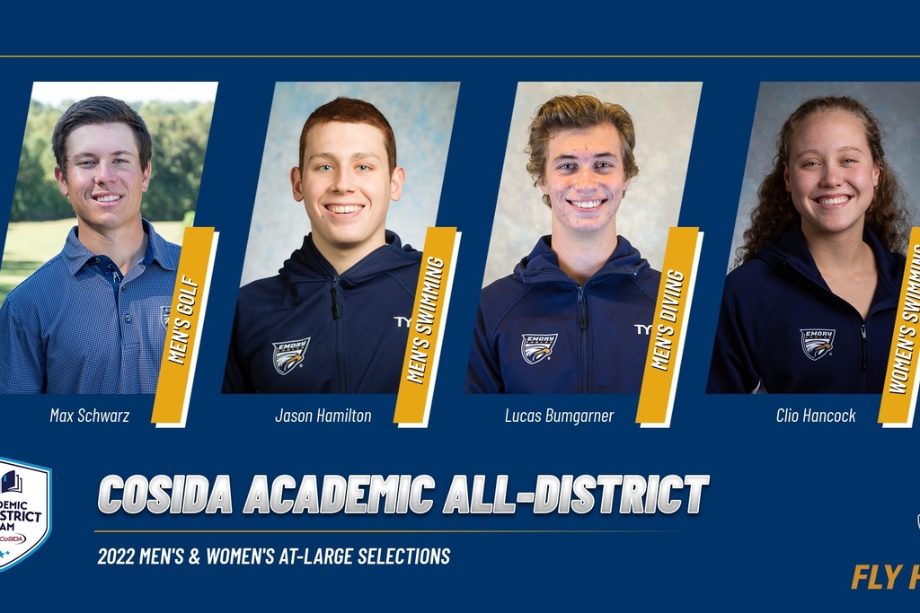 Four Eagles Named to CoSIDA Academic All-District At-Large Teams